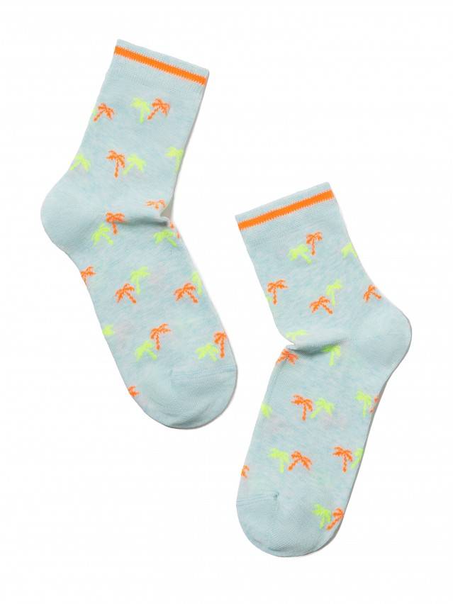 Шкарпетки жіночі бавовняні CLASSIC 15С-15СП, р. 23, 089 блідо-бірюзовий - 2