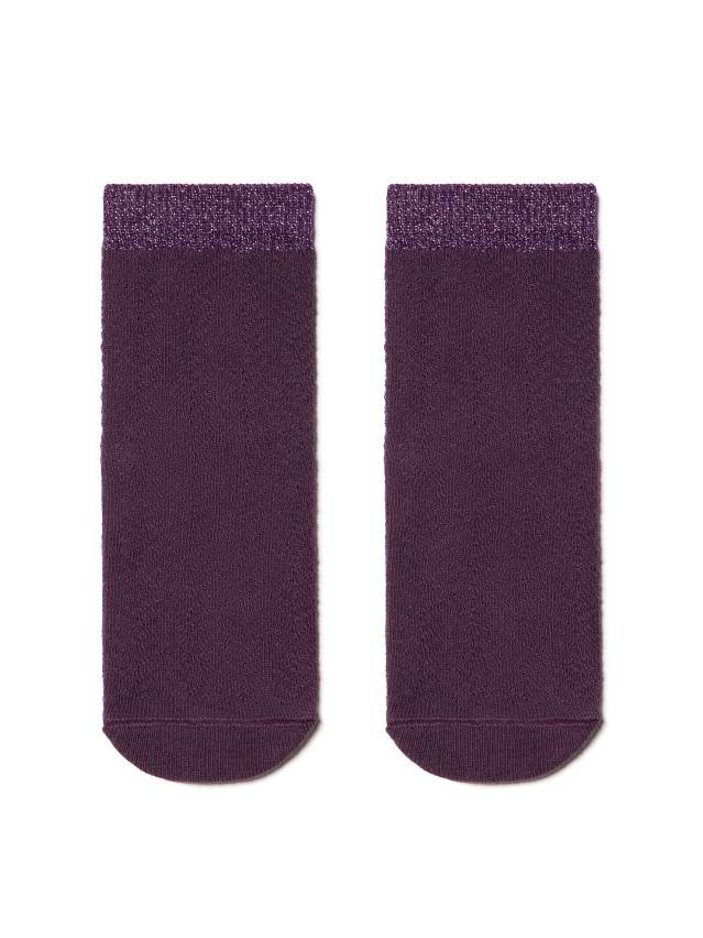 Шкарпетки жіночі бавовняні AJOUR (люрекс) 15С-82СП, р.36-37, 076 баклажан - 2