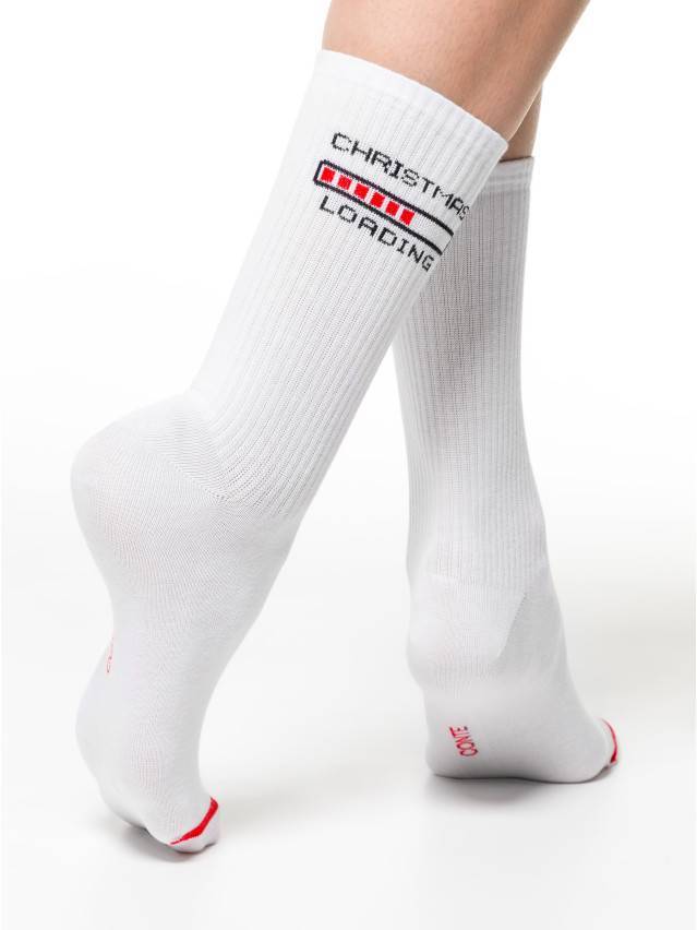 Шкарпетки жіночі бавовняні CE NEW YEAR 21С-34СП, р.36-39, 281 білий - 2