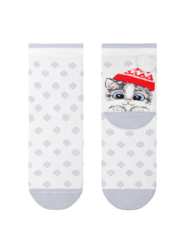 Шкарпетки дитячі NEW YEAR 18С-91СП, р.16-18, 382 білий - 1