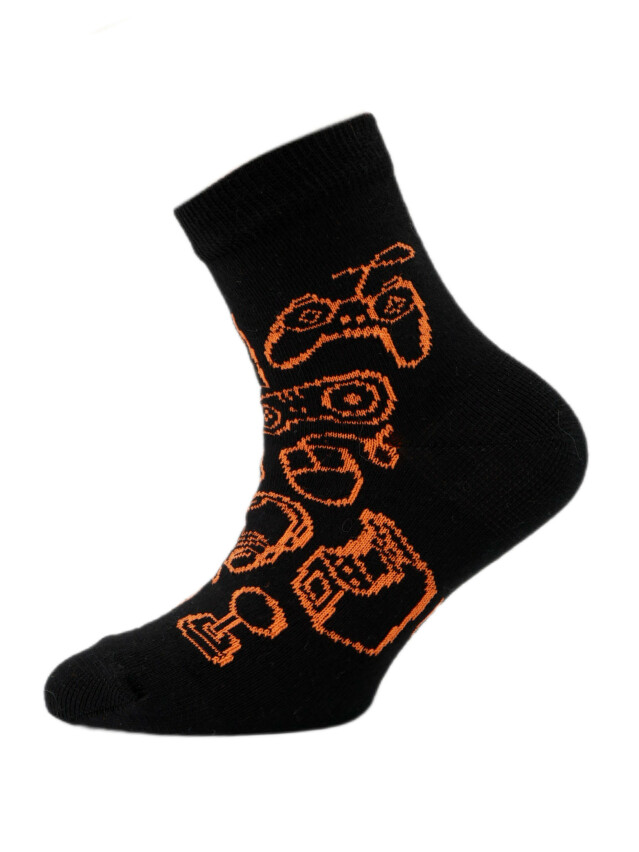 Шкарпетки дитячі MS M0402S (image),р.16, 35 чорний - 1