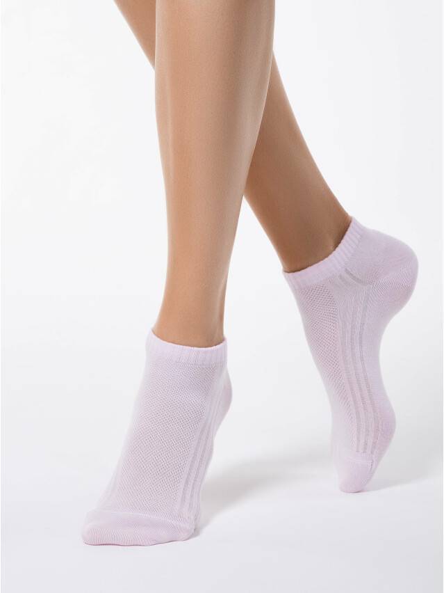 Шкарпетки жіночі бавовняні CLASSIC (короткі),р. 23, 016 світло-рожевий - 1