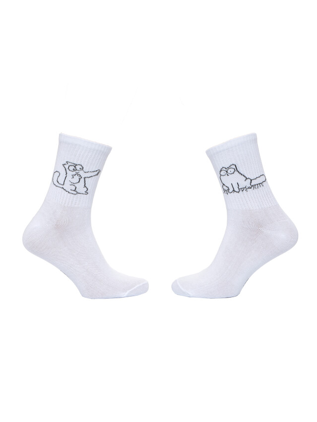 Шкарпетки MS M0303S Fancy (Cats) р.42-45 29 білий - 3