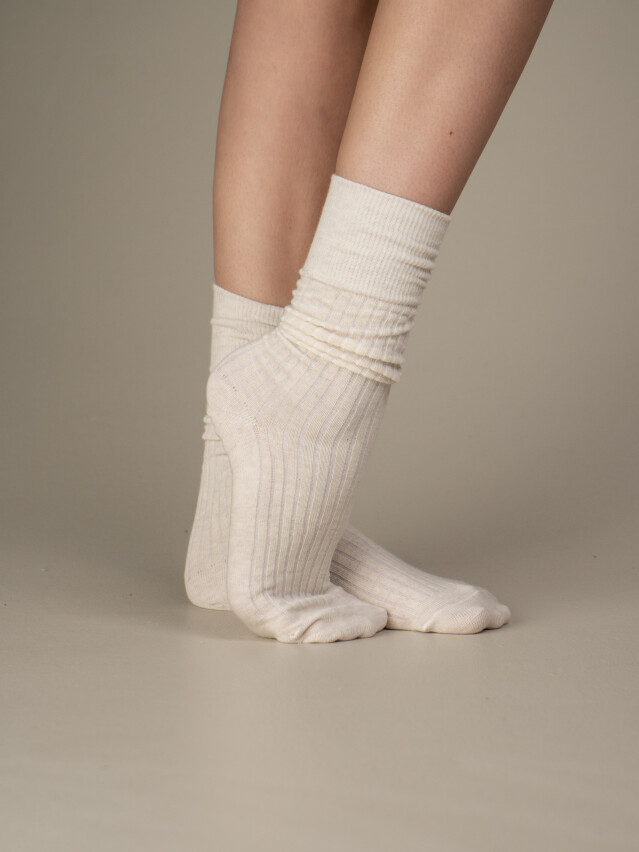 Шкарпетки жіночі M0107S (високі),р.36-40, 00 айворі - 6
