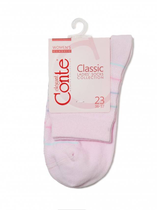Шкарпетки жіночі бавовняні CLASSIC 15С-15СП, р. 23, 088 світло-рожевий - 3