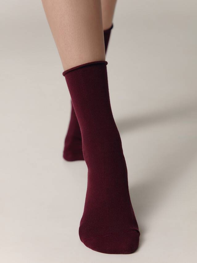 Шкарпетки жіночі бавовняні CE COMFORT (без гумки) 19С-101СП, р.36-37, 000 фіолетовий - 1