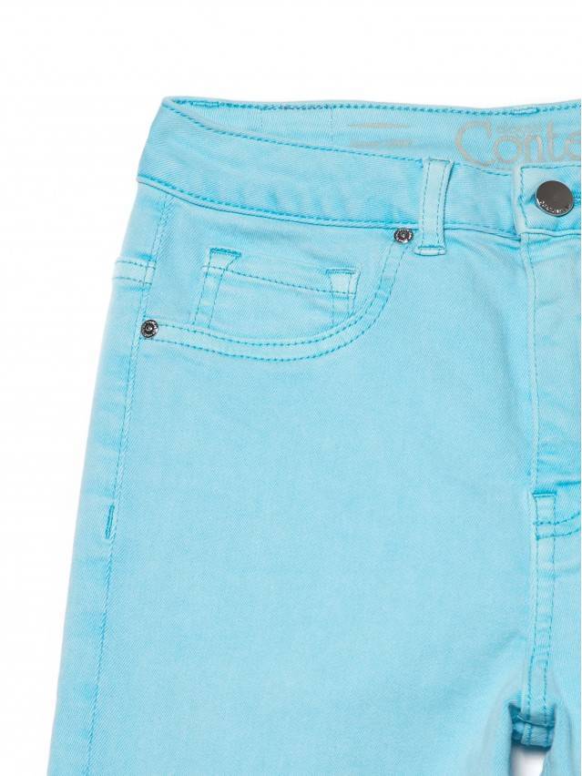 Моделюючі кольорові джинси звуженого крою з ефектом варіння CON - 219 - 6