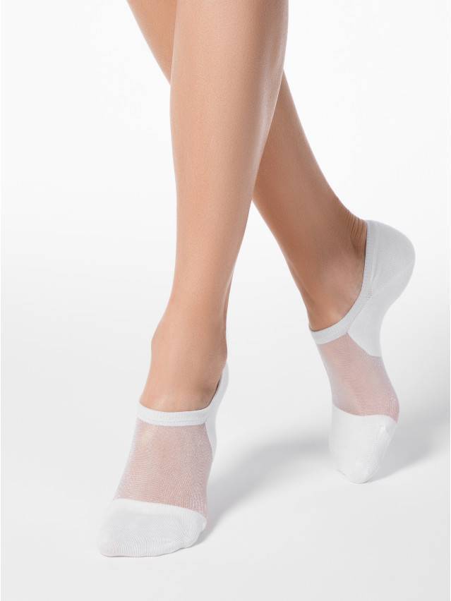 Шкарпетки жіночі бавовняні ACTIVE (ультракороткі) 18С-4СП, р.36-37, 000 білий - 1