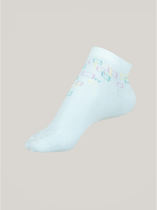 Шкарпетки жіночі бавовняні ESLI CLASSIC (короткі) 14С-116СПЕ, р.23, 075 блідо-бірюзовий - 1