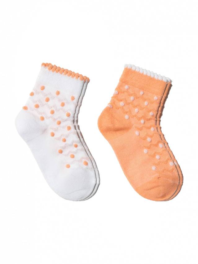 Шкарпетки дитячі TIP-TOP (2 пари) 16С-100СП, р.10, 714 білий-персик - 1