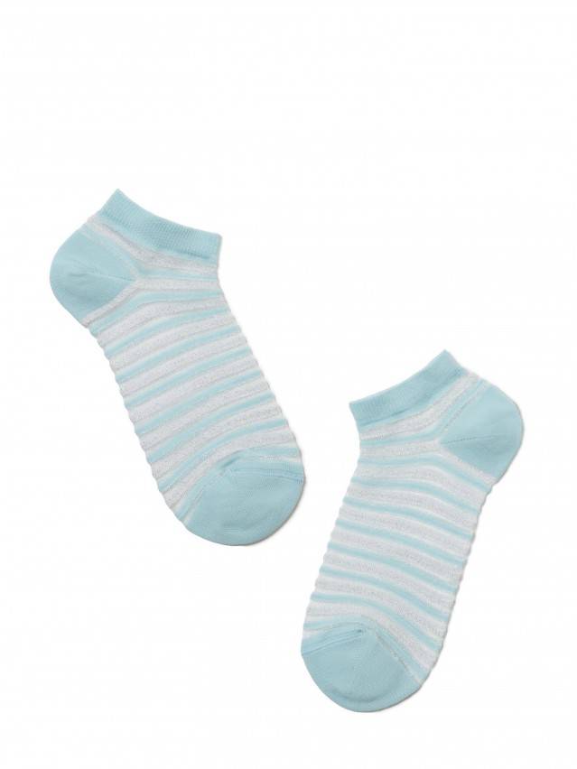 Шкарпетки жіночі бавовняні ACTIVE (короткі, люрекс) 17С-71СП, р.36-37, 123 блідо-бірюзовий - 2