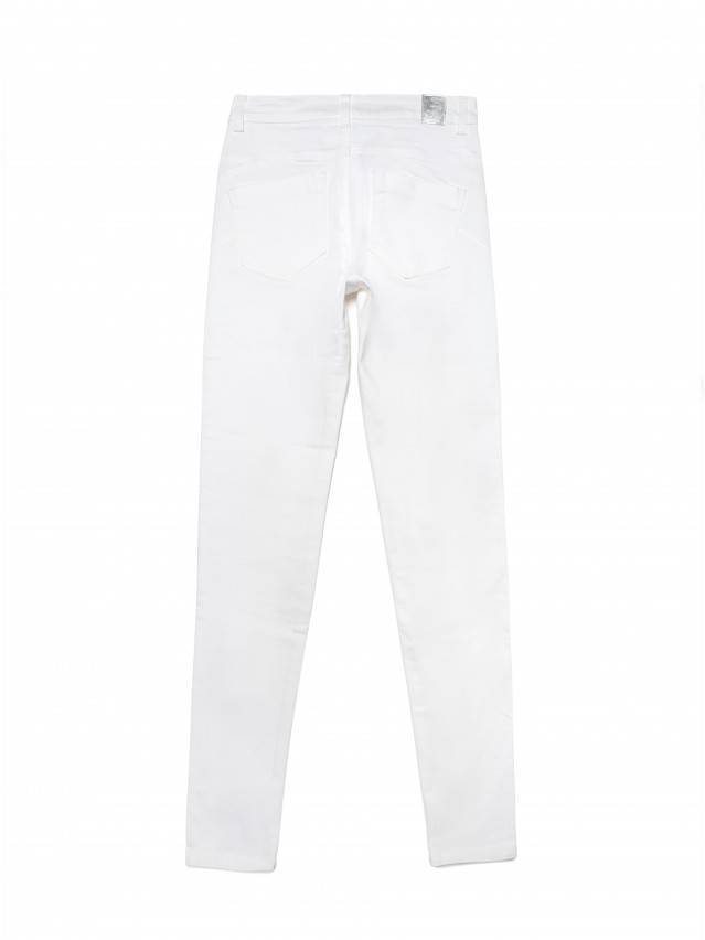 Ультракомфорні білі джинси skinny з високою посадкою CON - 241 - 5