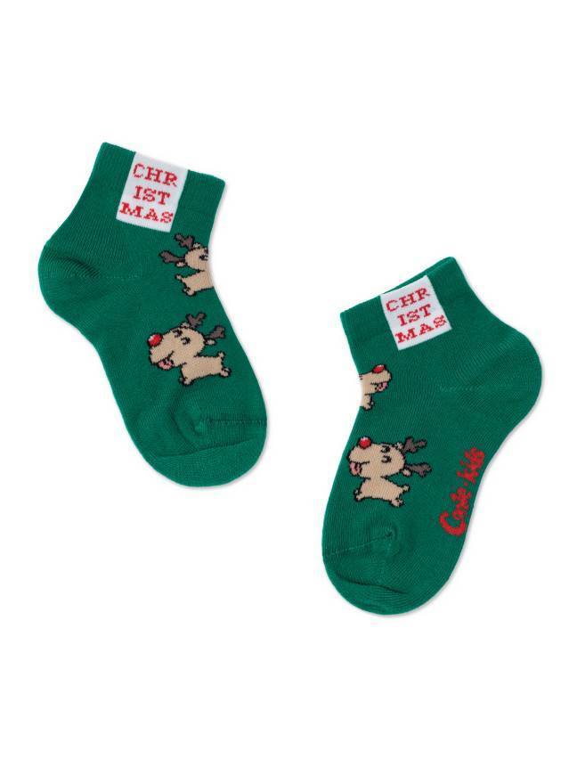 Шкарпетки дитячі CK NEW YEAR 21С-64СП, р.13-14, 649 зелений - 1