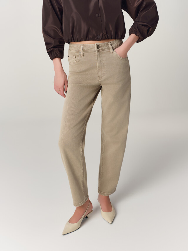 Брюки джинсові жін. CON-920, р.170-102, peanut - 5