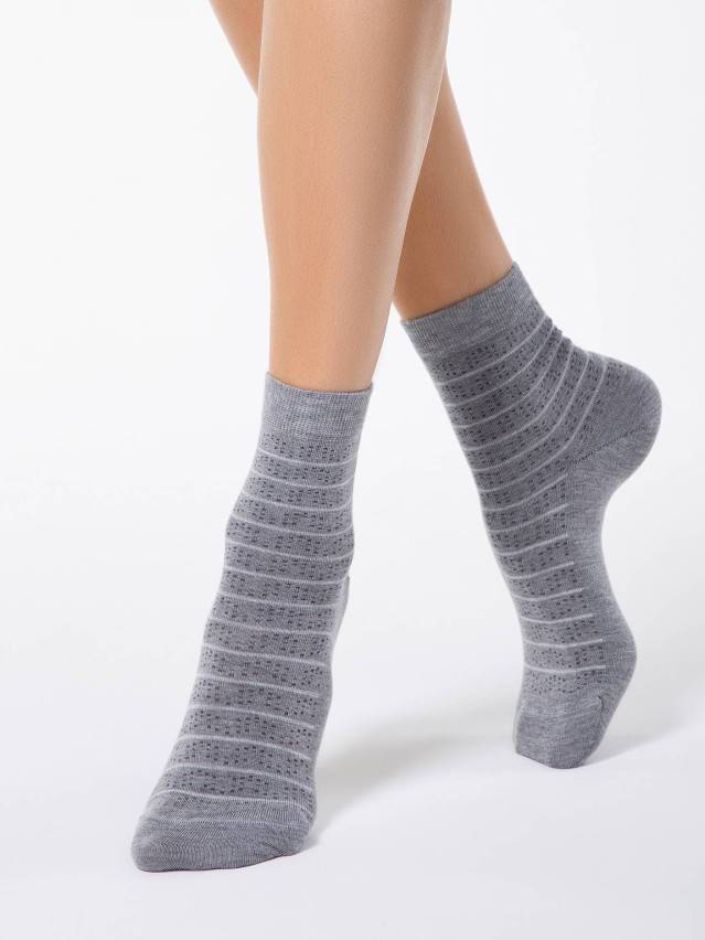Шкарпетки жіночі віскозні COMFORT (кашемір) 14С-66СП, р. 23, 047 сірий - 1