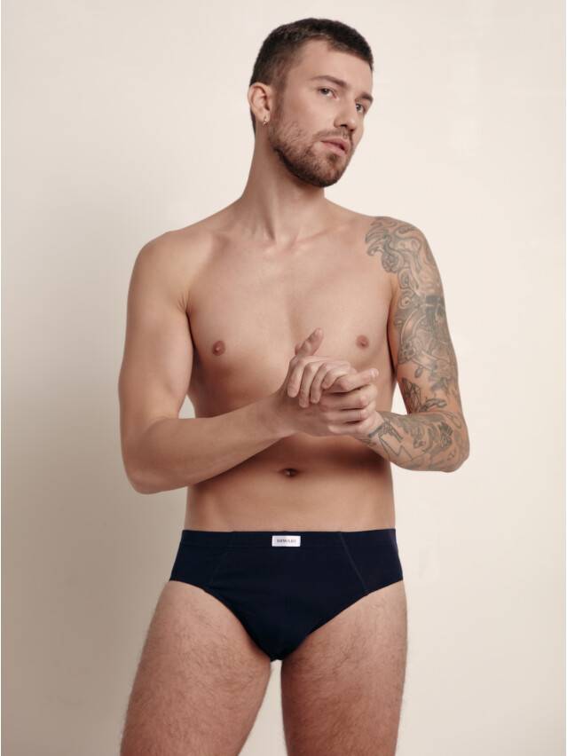 Труси чоловічі DW BASIC MEN MSL 2128 (коробочка),р.78,82, dark navy - 2