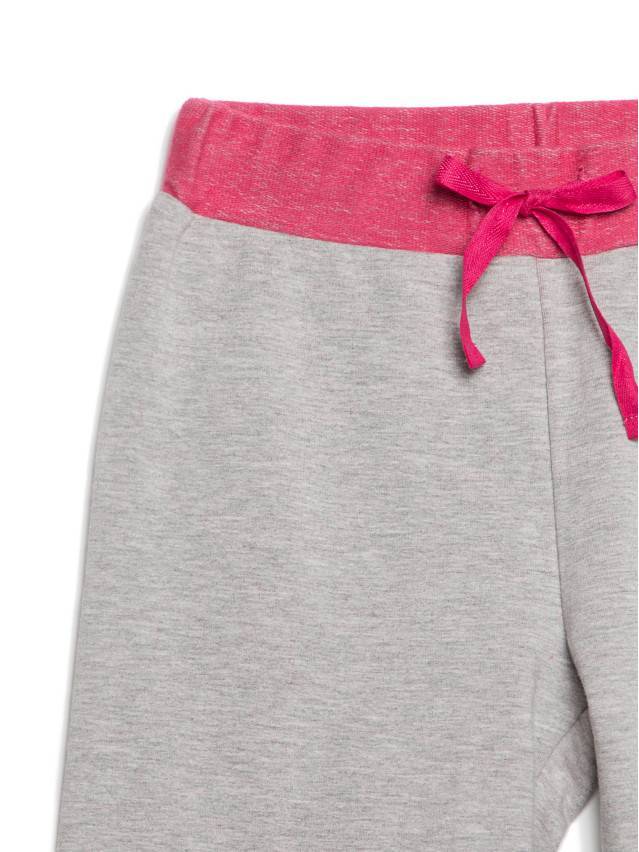 Штани для дівчаток JOGGY, р.110, 116-56, grey-pink - 5