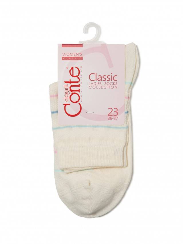 Шкарпетки жіночі бавовняні CLASSIC 15С-15СП, р. 23, 088 капучіно - 3