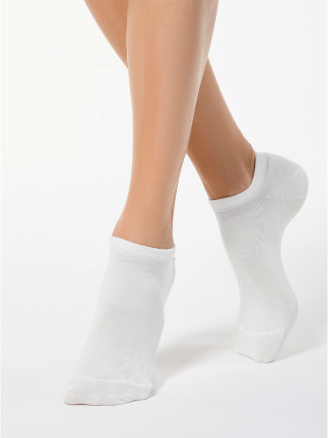 Шкарпетки жіночі віскозні LEV L0231S (ультракороткі, tencel),р.36-37, 079 white - 1