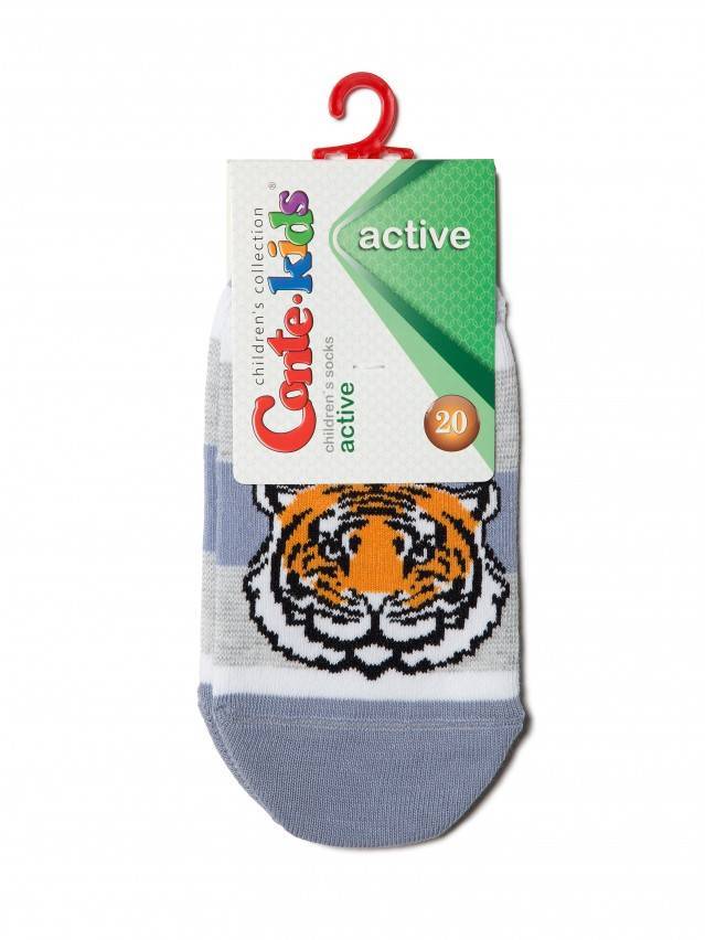 Шкарпетки дитячі ACTIVE (ультракороткі) 17С-87СП, р.20, 332 світлий джинс - 2