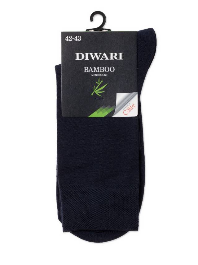 Шкарпетки чоловічі DiWaRi BAMBOO, р.40-41, 000 темно-синій - 2