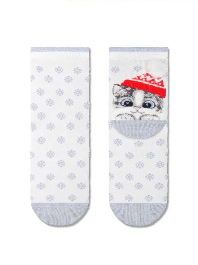 Шкарпетки жіночі бавовняні NEW YEAR 18С-77СП, р.36-39, 382 білий - 1