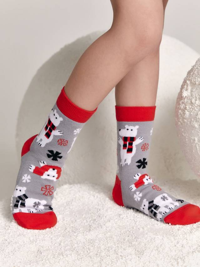 Шкарпетки дитячі CK NEW YEAR 21С-67СП, р.16-18, 647 сірий - 1