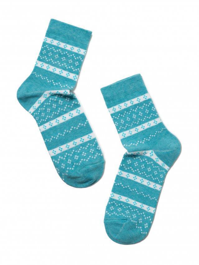 Шкарпетки жіночі бавовняні CLASSIC 15С-15СП, р. 23, 062 бірюза - 2