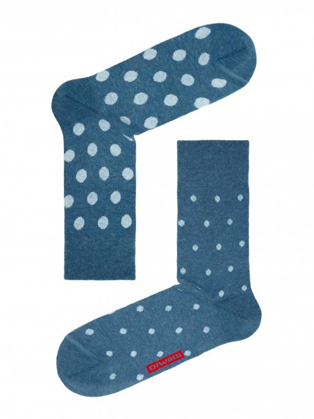 Шкарпетки чоловічі HAPPY, р. 25, 049 джинс-світло-блакитний - 1