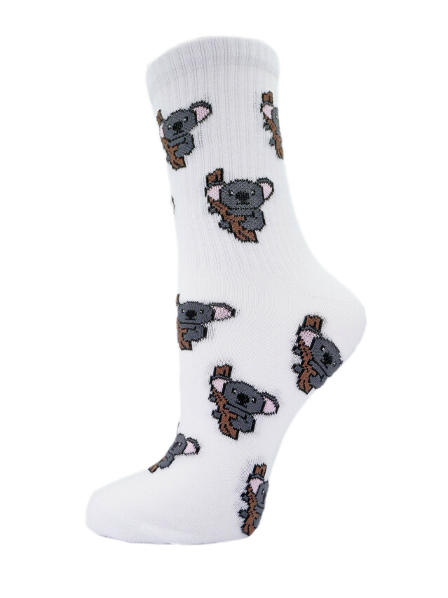 Шкарпетки MS M0301S Fancy, р.42-45, 25 білий 