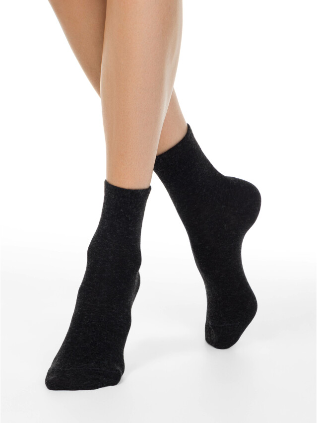 Шкарпетки жіночі віскозні LEV L0243S (кашемір),р.36-37, 000 black - 1