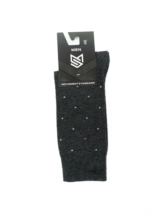 Шкарпетки чоловічі M0201S, р.40-41, 15 т.сірий меланж - 2