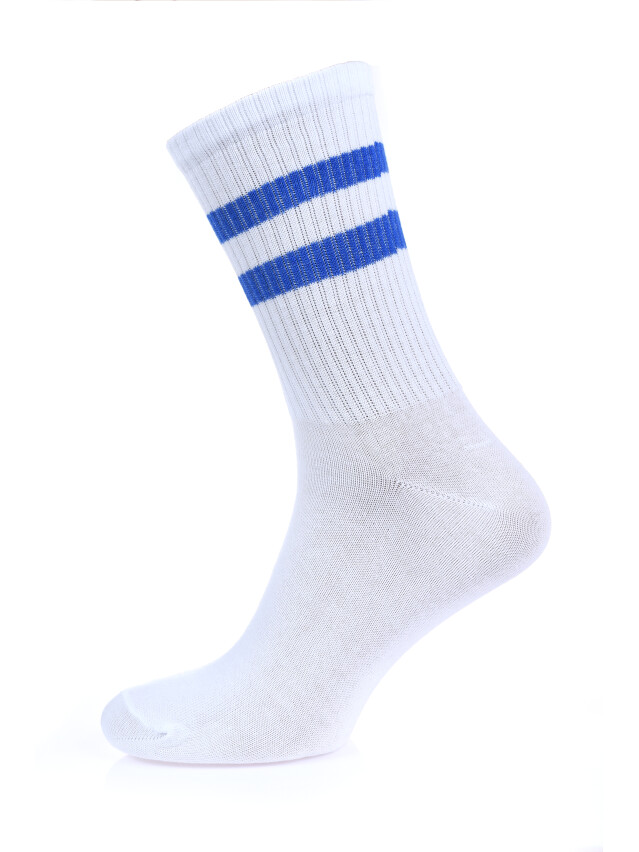 Шкарпетки MS M0301S Fancy, р.42-45, 08 білий-волошк. - 1