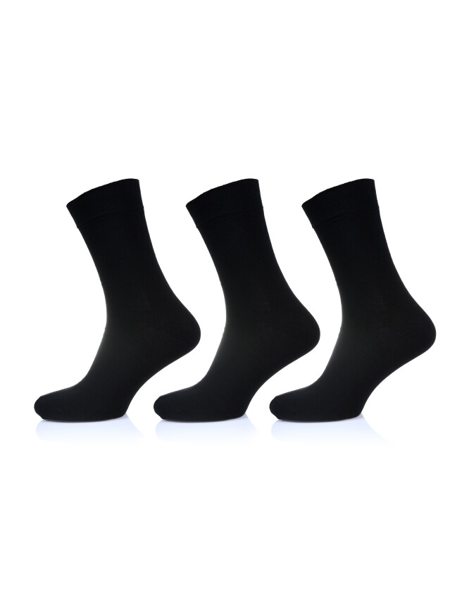 Набір шкарпеток чол. Л&П 210 /3 пари (класичні),р.40-41, 00 чорний - 1