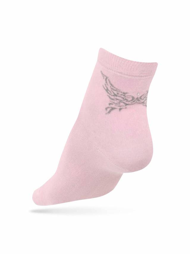 Шкарпетки жіночі бавовняні CLASSIC (стрази, люрекс),р. 23, 044 світло-рожевий - 2