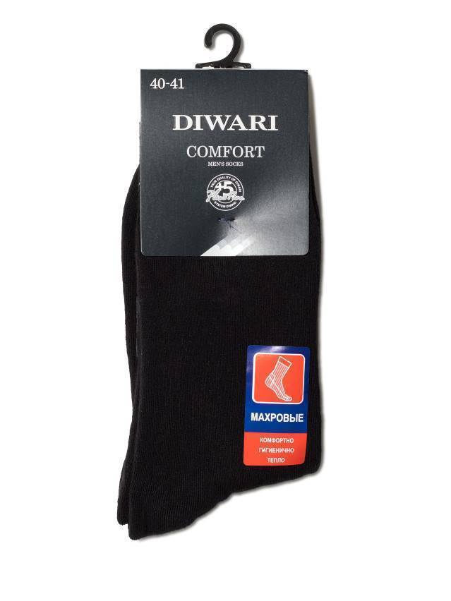 Шкарпетки чоловічі COMFORT (махрові),р. 23, 000 чорний - 2