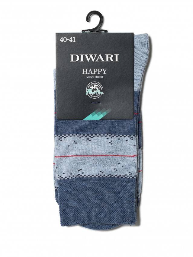 Шкарпетки чоловічі HAPPY, р. 25, 047 джинс-світло-блакитний - 2