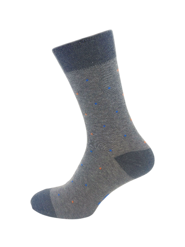 Шкарпетки чол. M0201S, р.40-41, 48 т.сірий меланж - 1