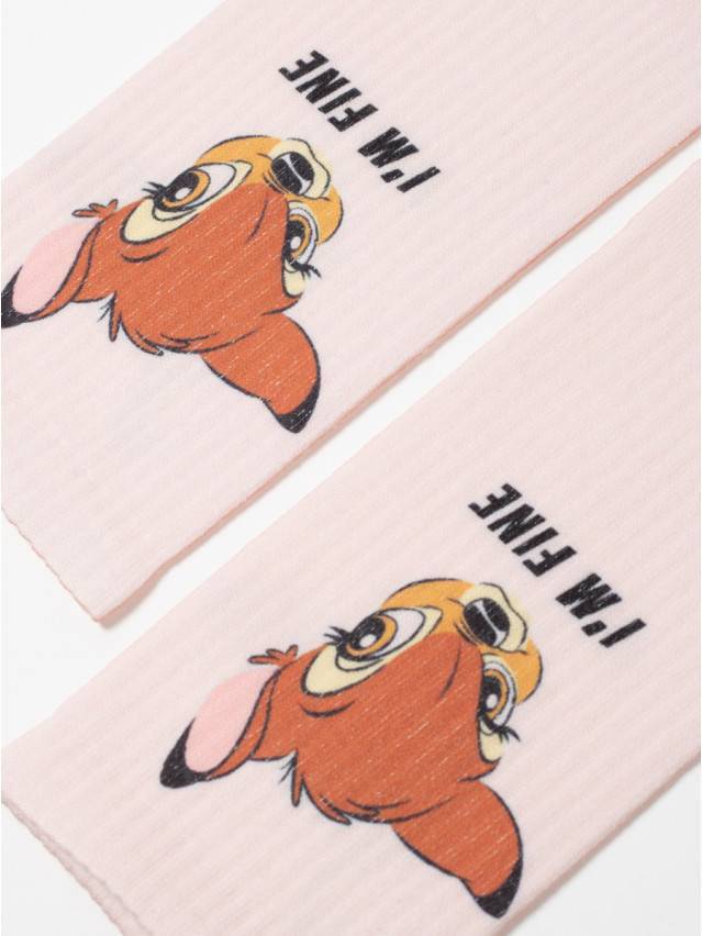 Шкарпетки жіночі бавовняні CE DISNEY (подовжені) 19С-236СПМ, р.23-25, 334 персик - 2