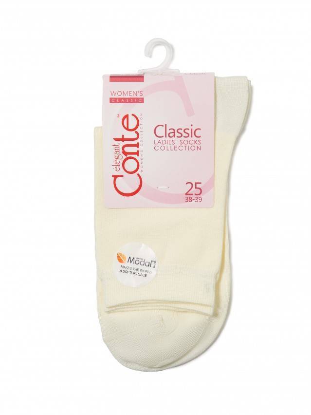 Шкарпетки жіночі віскозні CLASSIC (мікромодал) 13С-64СП, р. 23, 000 кремовий - 3