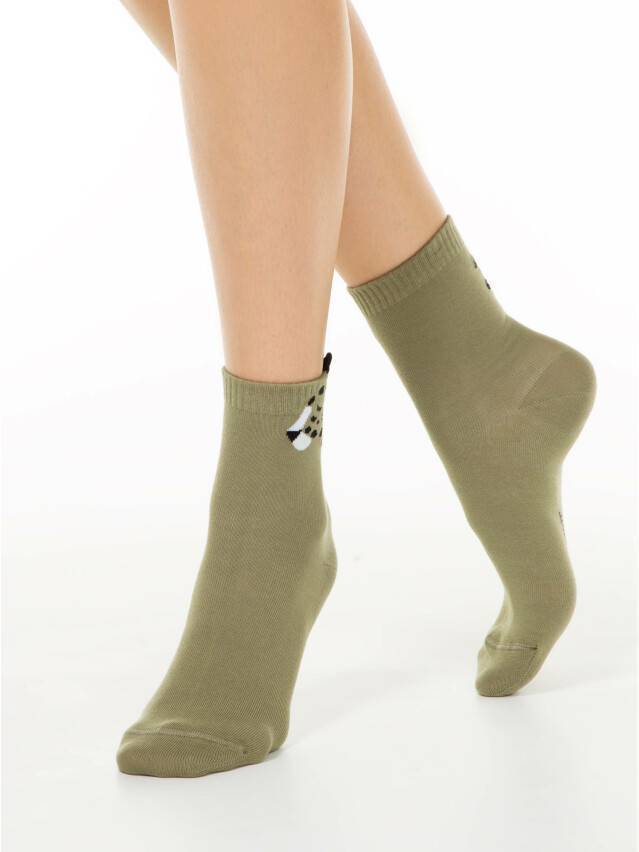 Жіночі шкарпетки з бавовни з милими мордочками і декоративними елементами у вигляді вушок. Якщо ви палко любите стиль family look, - 2