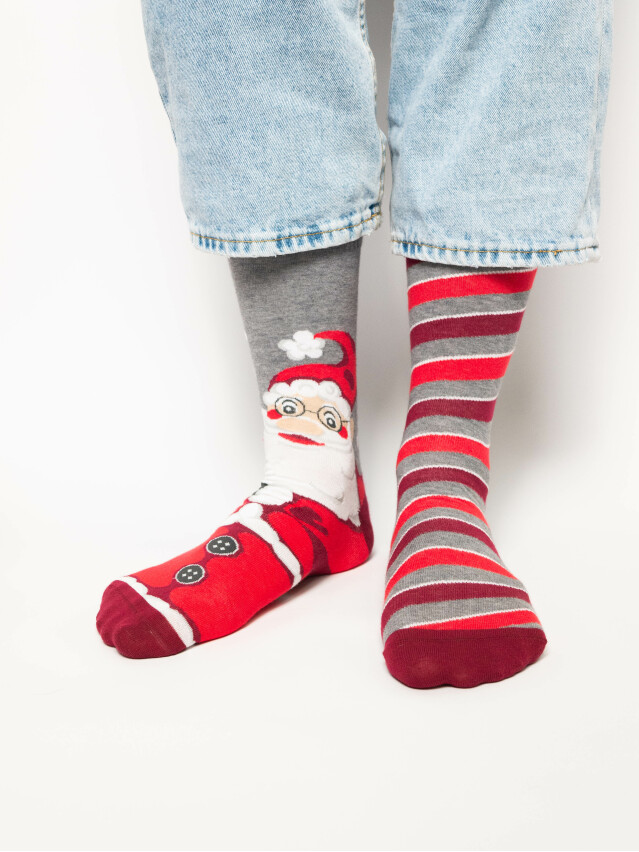 Шкарпетки чоловічі 136 41-43 108 сірий-меланж - 1