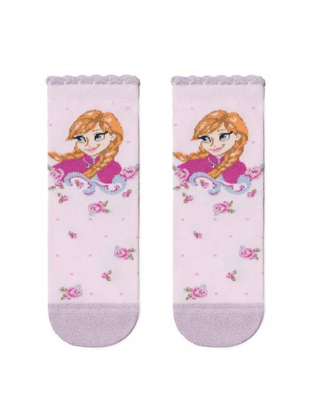 Комфортні красиві дитячі шкарпетки з бавовни з декоративним бортом 