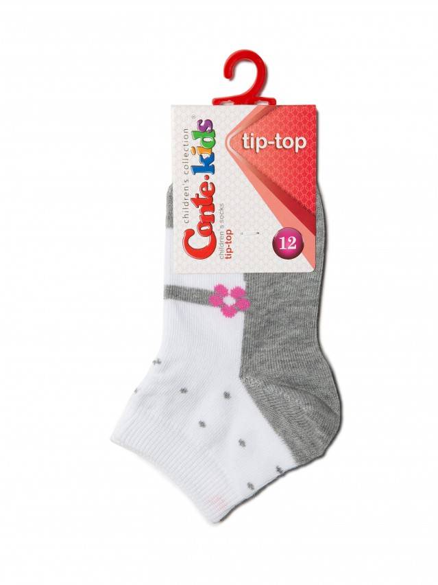 Шкарпетки дитячі TIP-TOP, р. 12, 255 білий-сірий - 2