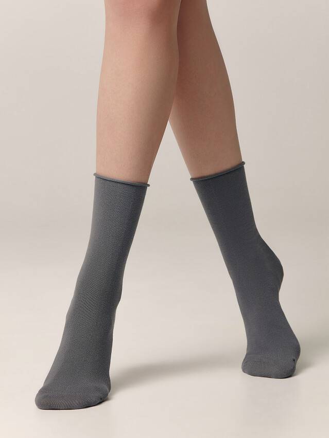Шкарпетки жіночі бавовняні CE COMFORT (без гумки) 19С-101СП, р.36-37, 000 темно-сірий - 2