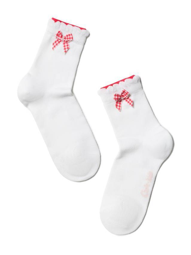 Шкарпетки дитячі TIP-TOP (2 пари) 7С-90СП, 7С-100СП, р. 12, 705 білий-червоний - 2