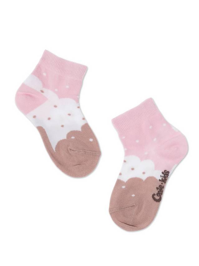 Шкарпетки дитячі CK TIP-TOP 5С-11СП, р.12, 586 білий-світло-рожевий - 1