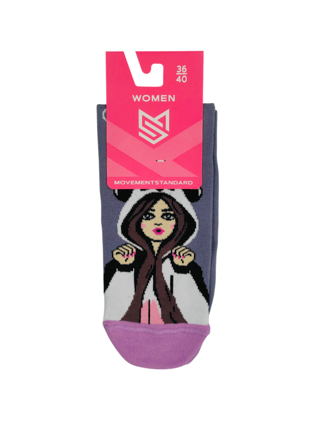 Шкарпетки жін. MS M0132S (короткі) р.36-40, 169 сірий - 2