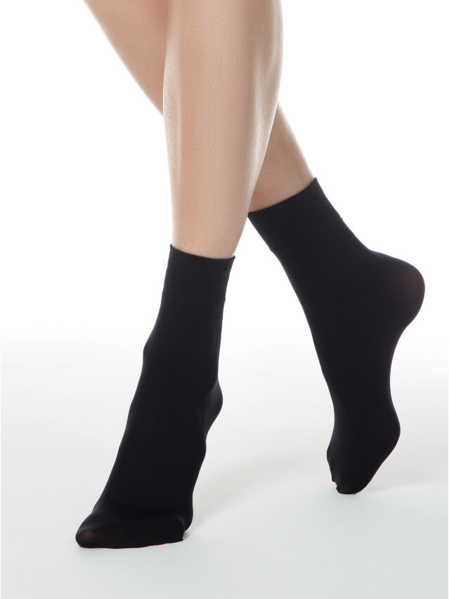 Шкарпетки жіночі MICROFIBRA 50 (1 пара),р. 23-25, nero - 2