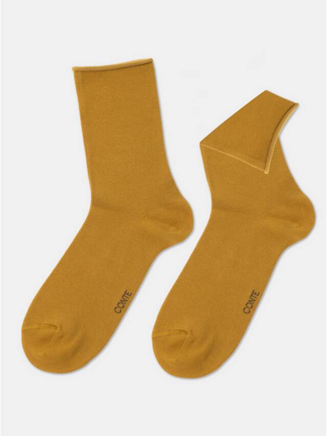 Шкарпетки жіночі бавовняні CE COMFORT (без гумки) 19С-101СП, р.36-37, 000 гірчичний - 3